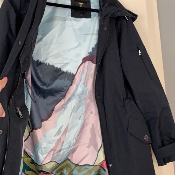 Ted Baker Valioni rain tech navy blue jacket - Picture 9 of 11